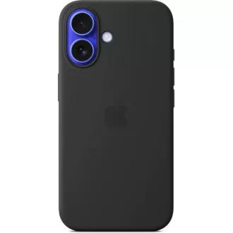 iPhone 16 szilikon tok MS-szel - Fekete