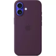 iPhone 16 szilikon tok MS-szel - szilva