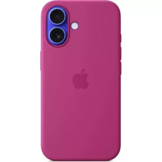 iPhone 16 szilikon tok MS-szel - Fukszia