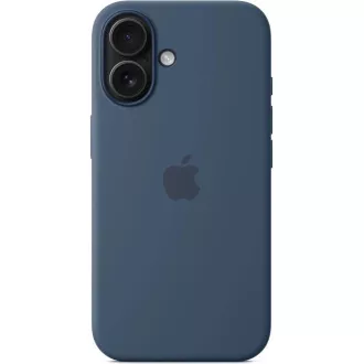iPhone 16 Plus szilikon tok MS-szel - Denim színben