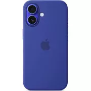 iPhone 16 Plus szilikon tok MS-szel - Ultramarine