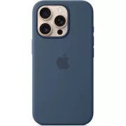 iPhone 16 Pro szilikon tok MS-szel - Denim színben