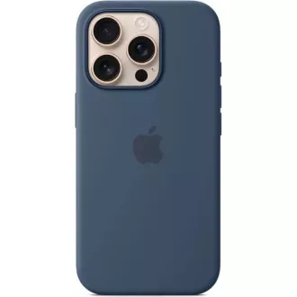iPhone 16 Pro szilikon tok MS-szel - Denim színben