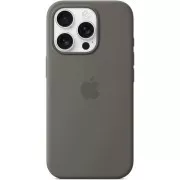 iPhone 16 Pro szilikon tok MS-szel - Kőszürke