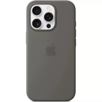 iPhone 16 Pro Max szilikon tok MS-szel - Stone Gr iPhone 16 Pro Max szilikon tok MS-szel - Stone Gr