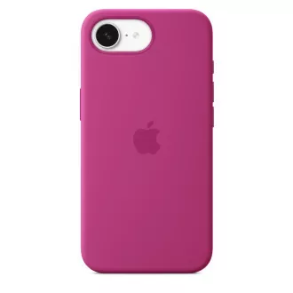iPhone 16e szilikon tok - fukszia