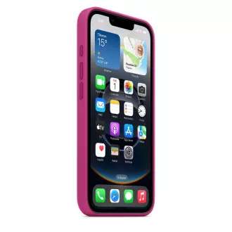 iPhone 16e szilikon tok - fukszia