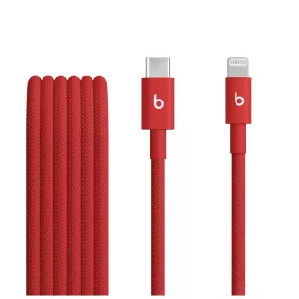Beats USB-C/Lightning fonott kábel (1,5m)-Rapid Red Beats USB-C/Lightning fonott kábel (1,5m)-Rapid Red