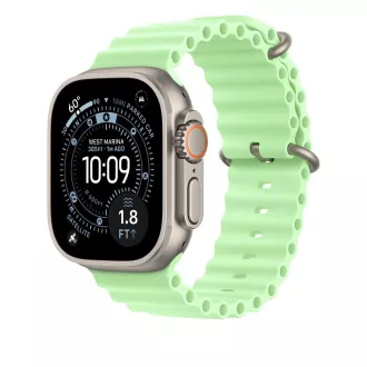 Óra Acc/49/Neon Green Ocean Band - N.Titan