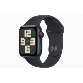 Apple Watch SE Cell/44mm/Midnight/Sport szíj/Midnight/-M/L Apple Watch SE Cell/44mm/Midnight/Sport szíj/Midnight/-M/L