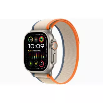 Apple Watch Ultra 2/49mm/Titán/Sport szíj/Orange-Beige Trail/-M/L Apple Watch Ultra 2/49mm/Titán/Sport szíj/Orange-Beige Trail/-M/L