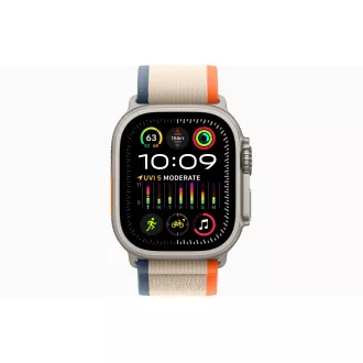 Apple Watch Ultra 2/49mm/Titán/Sport szíj/Orange-Beige Trail/-M/L Apple Watch Ultra 2/49mm/Titán/Sport szíj/Orange-Beige Trail/-M/L