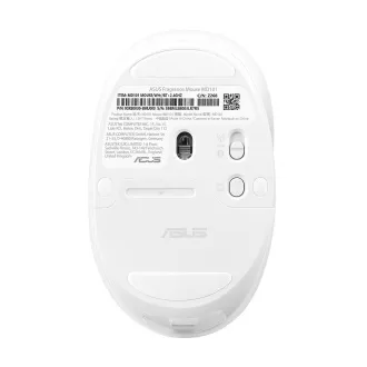 ASUS Fragrance Mouse MD101/Ergonomikus/Optikus/2 400 DPI/USB BT/Fehér