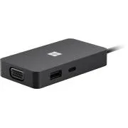 Microsoft Surface USB-C utazó hub, fekete