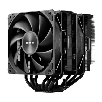 FSP CPU-hűtő MP7-B kettős, 120 mm-es FDB ventilátor, Fekete FSP CPU-hűtő MP7-B kettős, 120 mm-es FDB ventilátor, Fekete