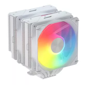 FSP CPU-hűtő MP7-WA kettős, 120 mm-es FDB ventilátor, fehér színű