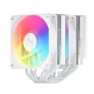 FSP CPU-hűtő MP7-WA kettős, 120 mm-es FDB ventilátor, fehér színű