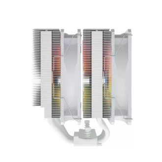 FSP CPU-hűtő MP7-WA kettős, 120 mm-es FDB ventilátor, fehér színű