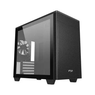FSP CST360B/Mikrotorony/Transpar./Fekete