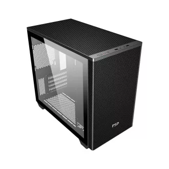 FSP CST360B/Mikrotorony/Transpar./Fekete