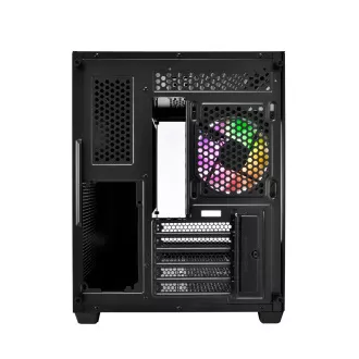FSP S380-BA/Micro ATX/Transpar./Fekete