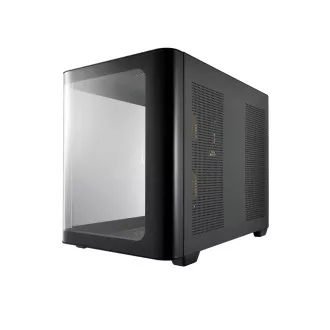 FSP S380-BA/Micro ATX/Transpar./Fekete