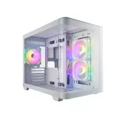 FSP S380-WA/Micro ATX/Transpar./Fehér