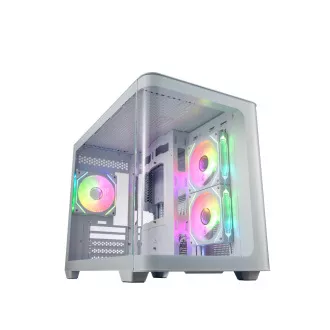 FSP S380-WA/Micro ATX/Transpar./Fehér