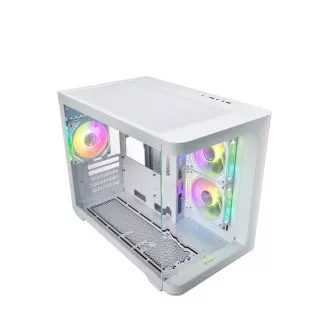 FSP S380-WA/Micro ATX/Transpar./Fehér