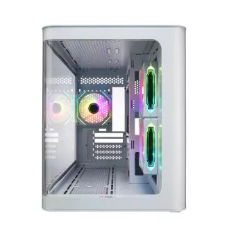 FSP S380-WA/Micro ATX/Transpar./Fehér