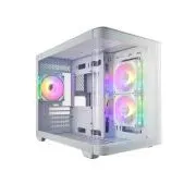 FSP S380-WA/Micro ATX/Transpar./Fehér