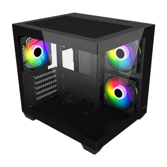 FSP S140-BA/SFF & Desktop/Transpar./Fekete