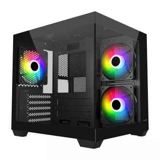 FSP S140-BA/SFF & Desktop/Transpar./Fekete