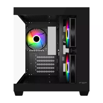 FSP S140-BA/SFF & Desktop/Transpar./Fekete
