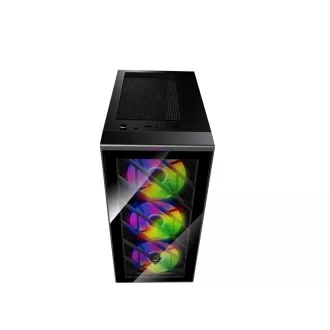 FSP CMT192/Midi Tower/Transpar./Fekete