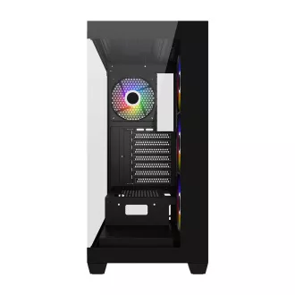 FSP M340-BA/Midi Tower/Transpar./Fekete