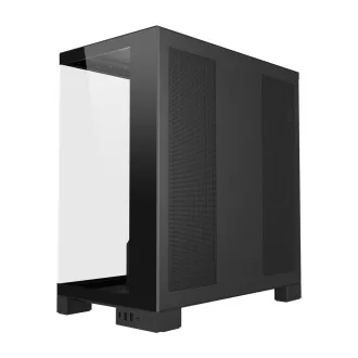 FSP M540-BA/Midi Tower/Transzpar/fekete