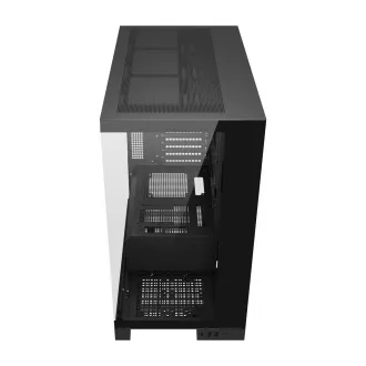 FSP M540-BA/Midi Tower/Transzpar/fekete
