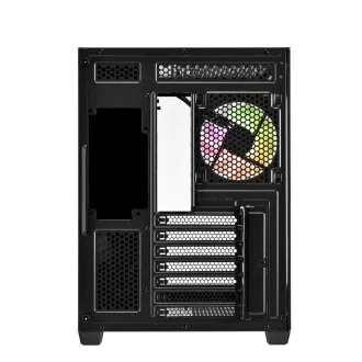 FSP M580-BA/Midi Tower/Transpar/Fekete