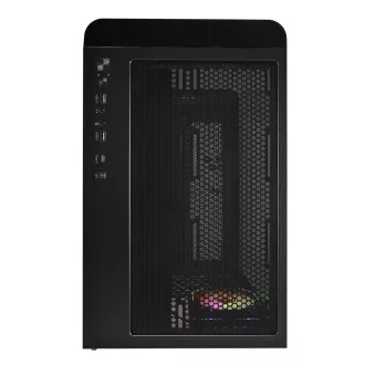 FSP M580-BA/Midi Tower/Transpar/Fekete