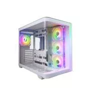 FSP M580-WA/Midi Tower/Transpar./Fehér