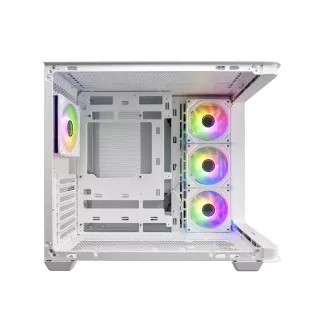 FSP M580-WA/Midi Tower/Transpar./Fehér