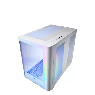 FSP M580-WA/Midi Tower/Transpar./Fehér