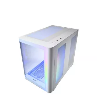 FSP M580-WP/Midi Tower/Transpar./Fehér