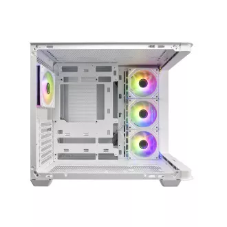 FSP M580-WP/Midi Tower/Transpar./Fehér