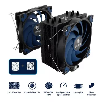AKASA CPU-hűtő - Alucia csomag
