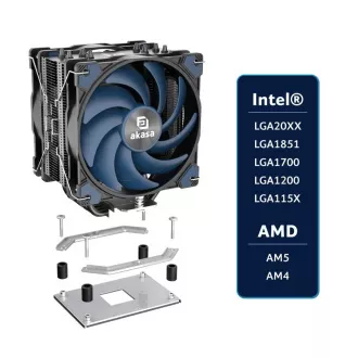 AKASA CPU-hűtő - Alucia csomag