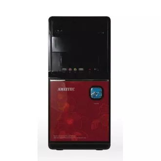 AMEI AM-C1002BR/Micro ATX/Fekete és piros AMEI AM-C1002BR/Micro ATX/Fekete és piros
