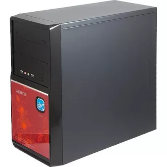 AMEI AM-C1002BR/Micro ATX/Fekete és piros AMEI AM-C1002BR/Micro ATX/Fekete és piros