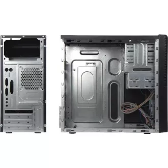 AMEI AM-C1002BR/Micro ATX/Fekete és piros AMEI AM-C1002BR/Micro ATX/Fekete és piros